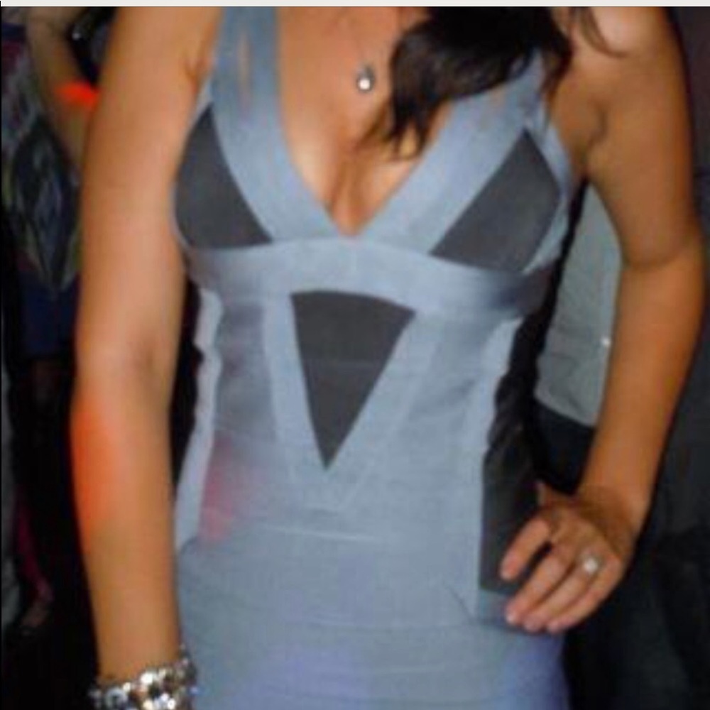 Herve Ledger Bandage Dress